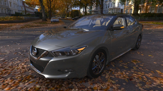 Nissan Maxima 2016 renderizado no 3DEXCITE DELTAGEN