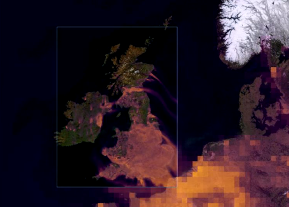 Visualização do modelo Earth-2 CorrDiff aplicado a campos de poluição do ar