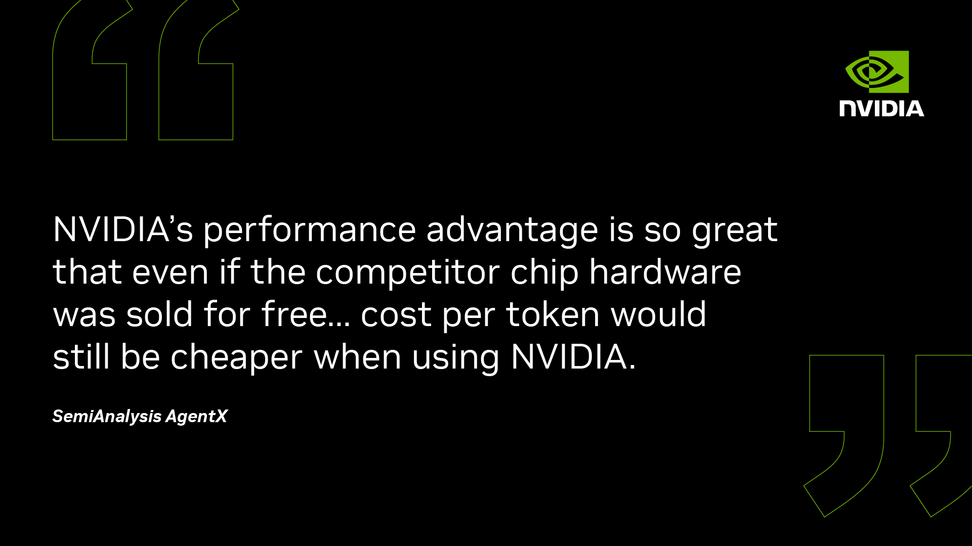 Análise do SemiAnalysis AgentX sobre a performance do NVIDIA GB300 NVL72